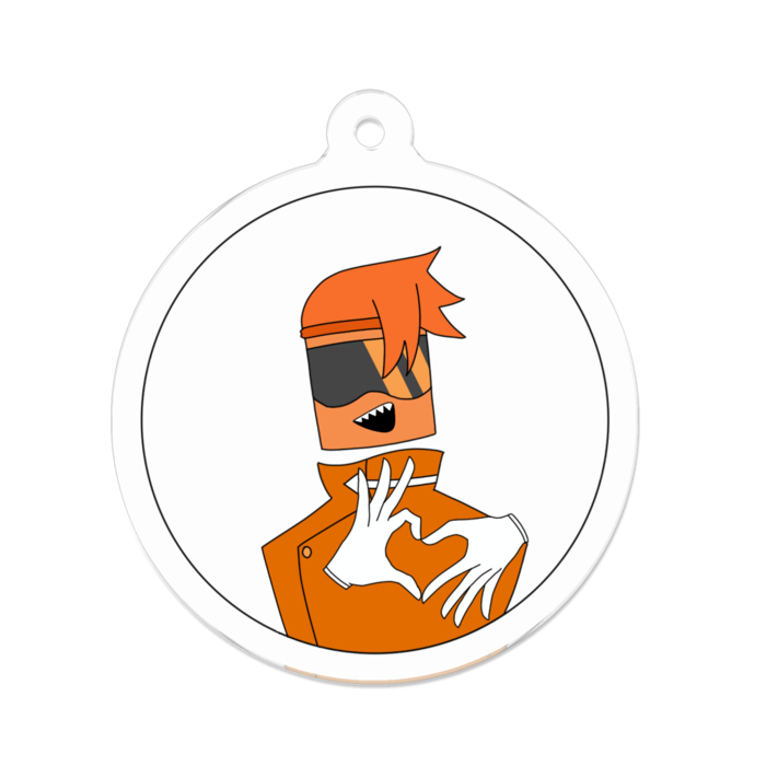 アクリルキーホルダー - 50 x 50 (mm)