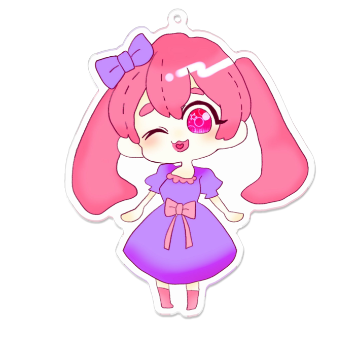 アクリルキーホルダー - 100 x 100 (mm)