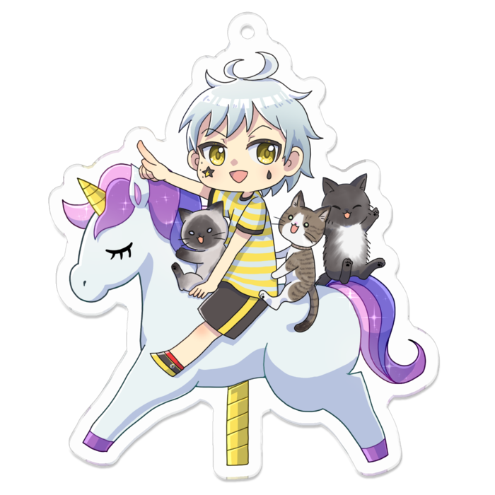 アクリルキーホルダー - 70 x 70 (mm)