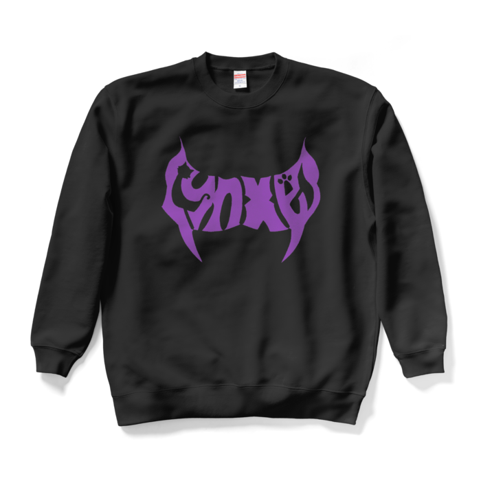 - XL - ブラック（紫文字）