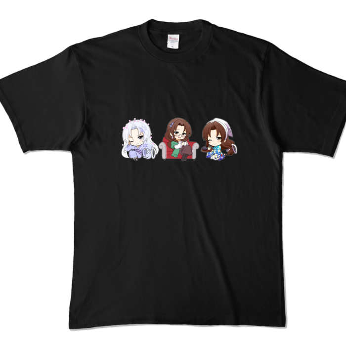 カラーTシャツ - XL - ブラック (濃色)