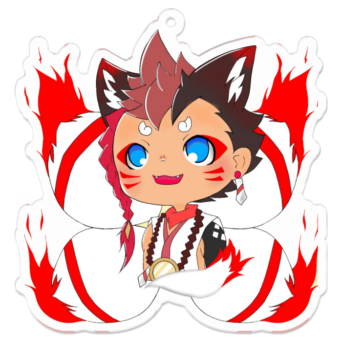 アクリルキーホルダー - 70 x 70 (mm)