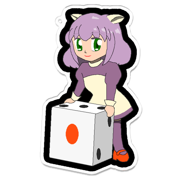 アクリルキーホルダー - 100 x 100 (mm)