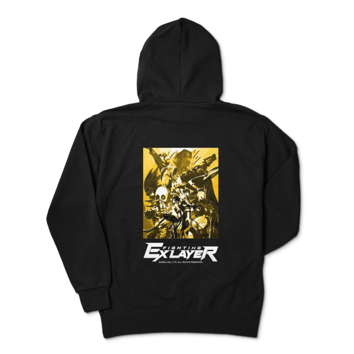 ジップパーカー - XL - Black