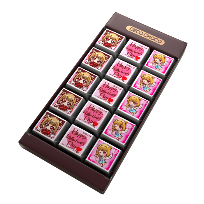 DECOチョコ - 列ごとにデザイン