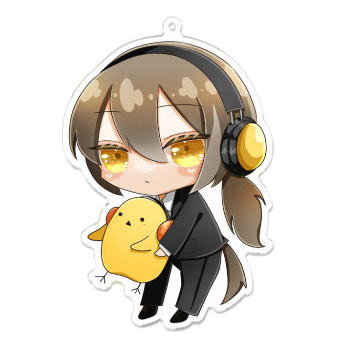 アクリルキーホルダー - 100 x 100 (mm)