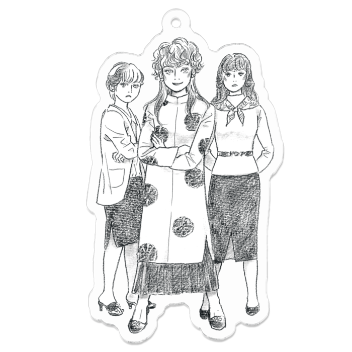 アクリルキーホルダー - 70 x 70 (mm)