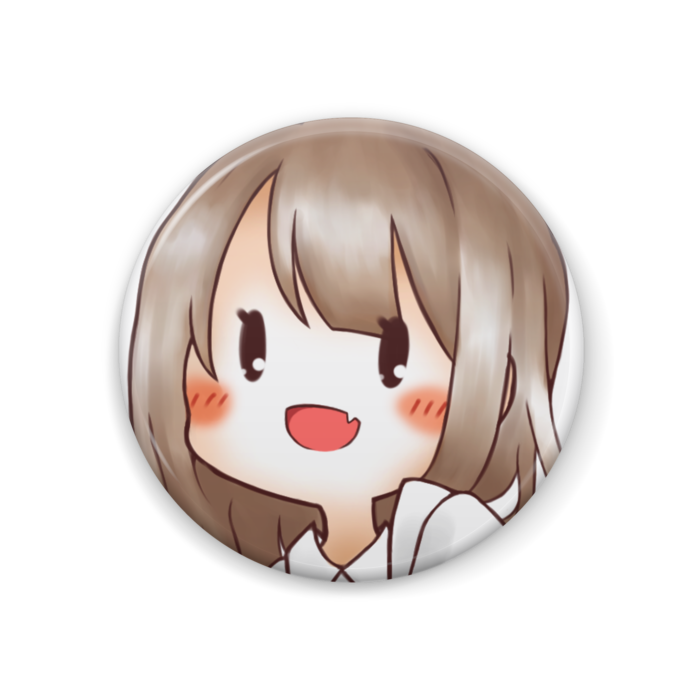 汎用型ありむりゃー缶バッジ - 44mm(1)