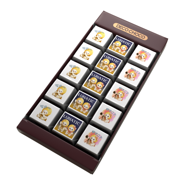 DECOチョコ - 列ごとにデザイン