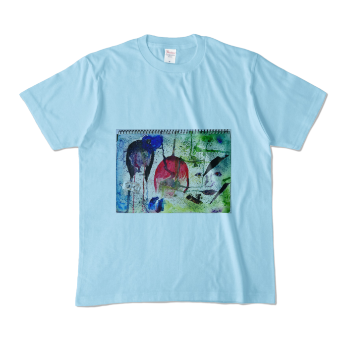 カラーTシャツ - M - ライトブルー (淡色)