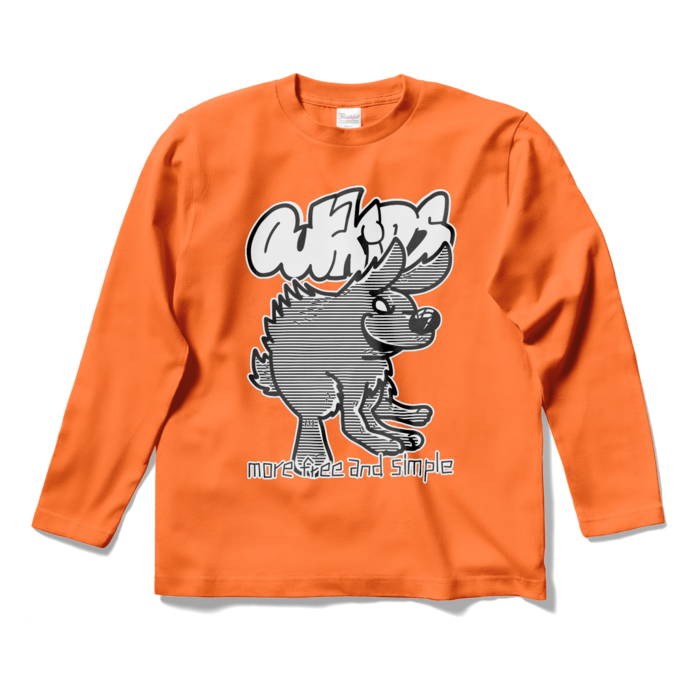 ロングスリーブTシャツ - S - オレンジ