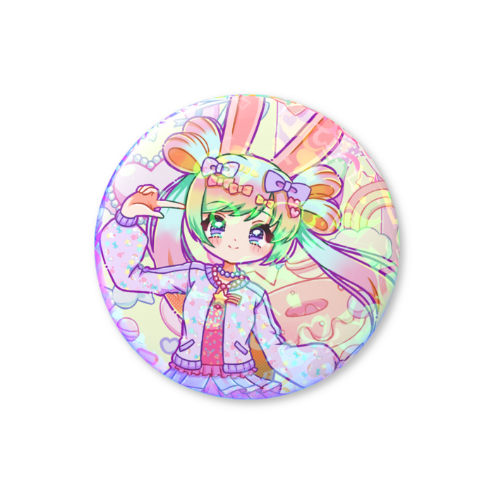 ホログラム缶バッジ - 25mm