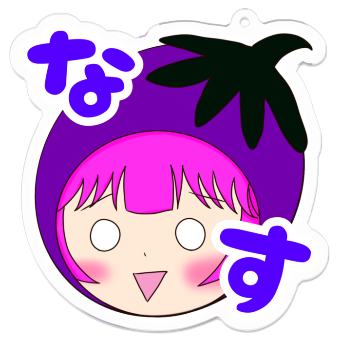 アクリルキーホルダー（コーティング） - 70 x 70 (mm)