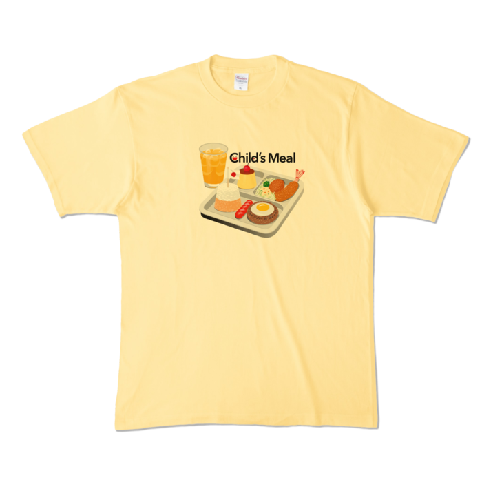 カラーTシャツ - XL - ライトイエロー (淡色)