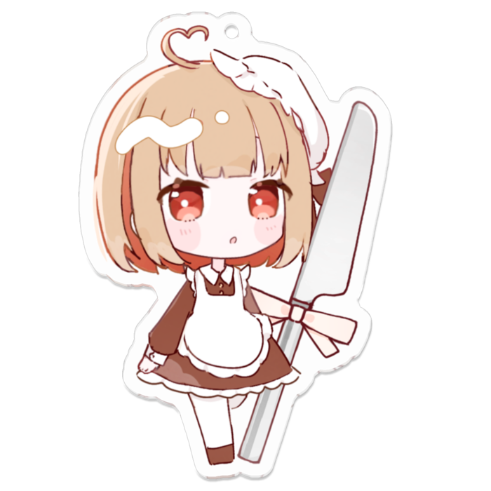 アクリルキーホルダー - 70 x 70 (mm)