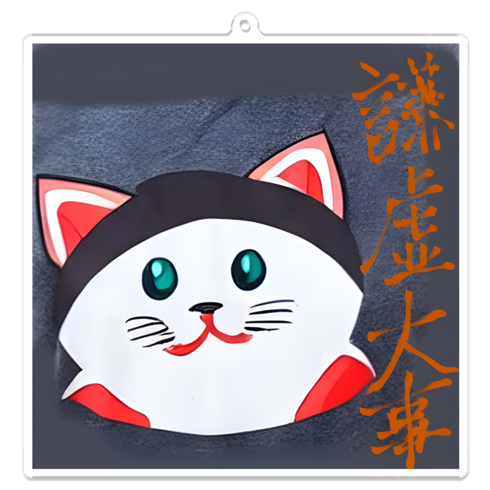 アクリルキーホルダー - 100 x 100 (mm)