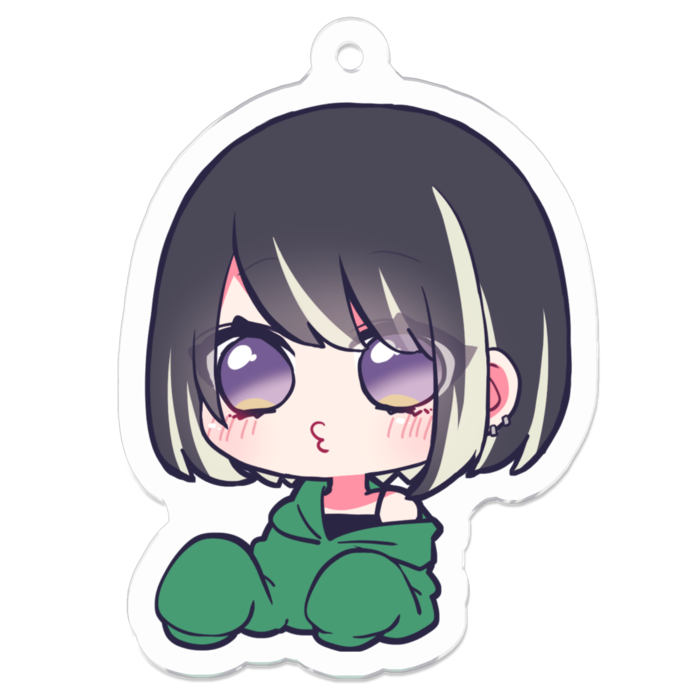 アクリルキーホルダー - 50 x 50 (mm)