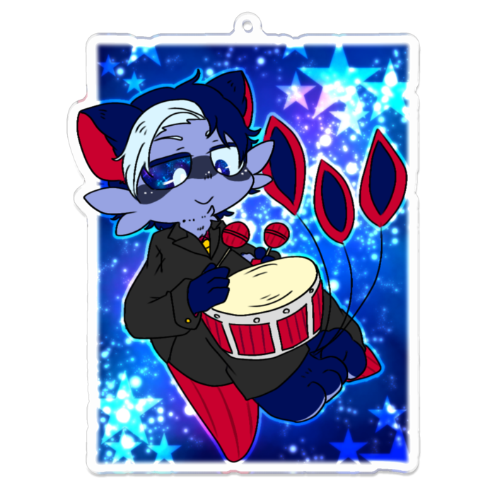 アクリルキーホルダー - 100 x 100 (mm)