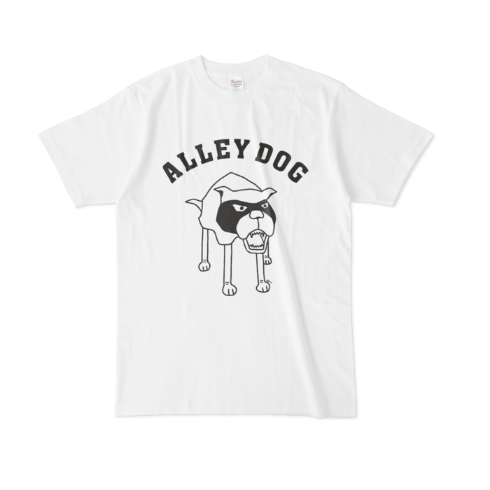 アーリードッグ 路地裏の犬 動物イラストアーチロゴtシャツ Aliviosta Booth