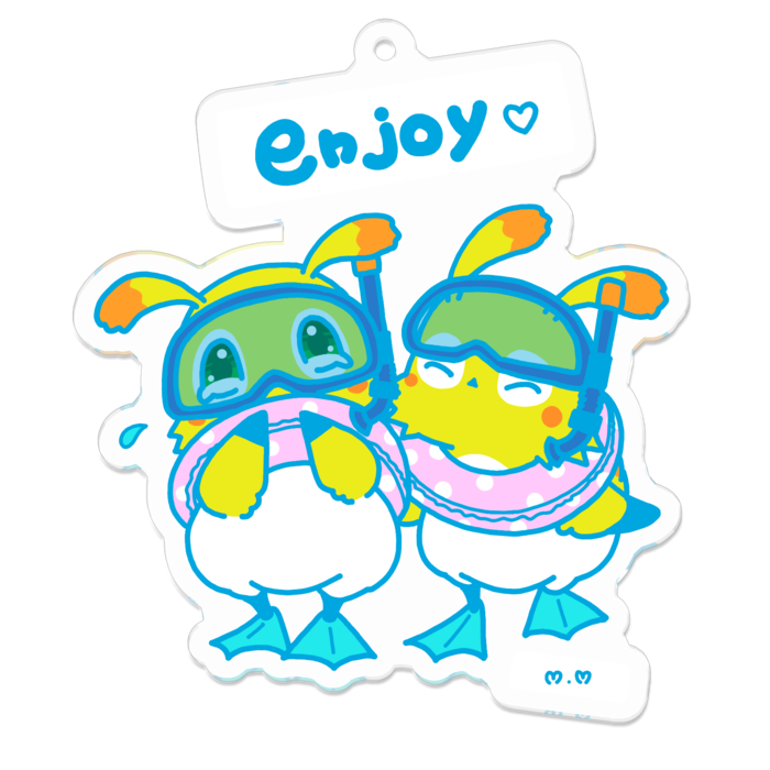 アクリルキーホルダー - 70 x 70 (mm)