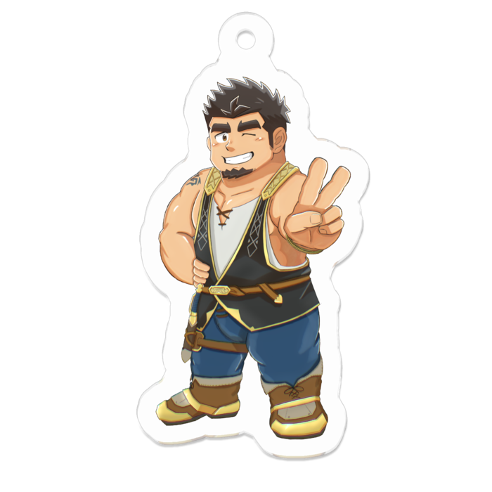 アクリルキーホルダー - 50 x 50 (mm)