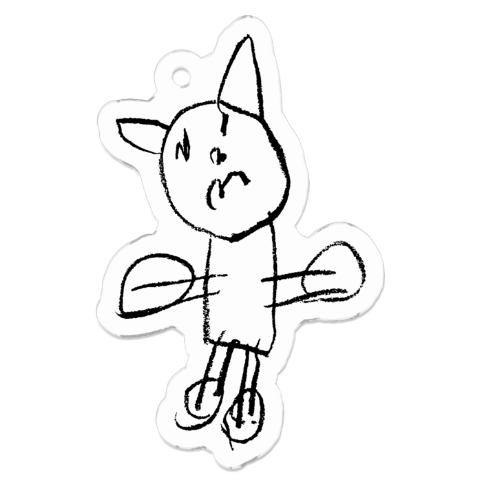 アクリルキーホルダー - 50 x 50 (mm)