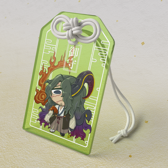 アクリルお守り - 50 × 80mm