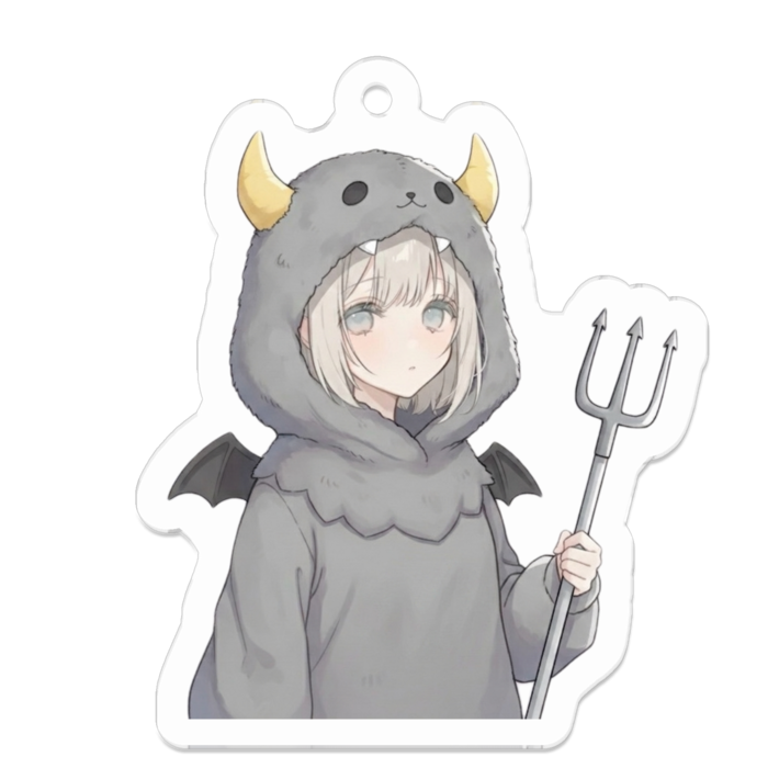 アクリルキーホルダー - 50 x 50 (mm)