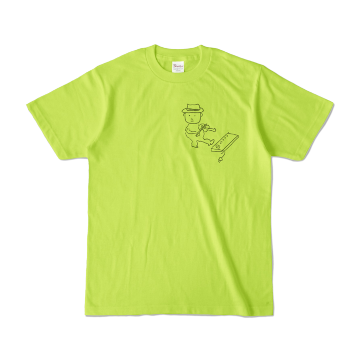 Tシャツ - S - ライトグリーン (淡色)-キャラ小