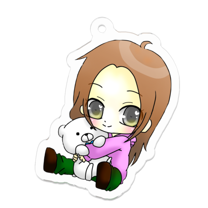 アクリルキーホルダー - 50 x 50 (mm)