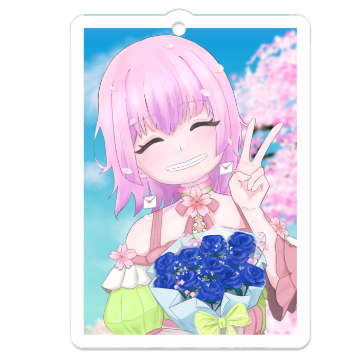 アクリルキーホルダー - 50 x 50 (mm)