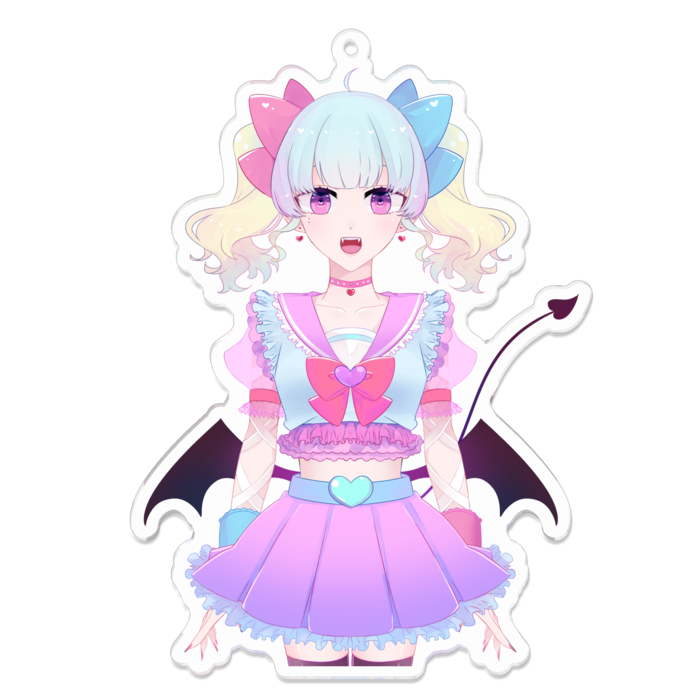 アクリルキーホルダー - 100 x 100 (mm)