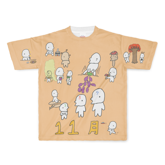 フルグラフィックTシャツ - L - 両面印刷