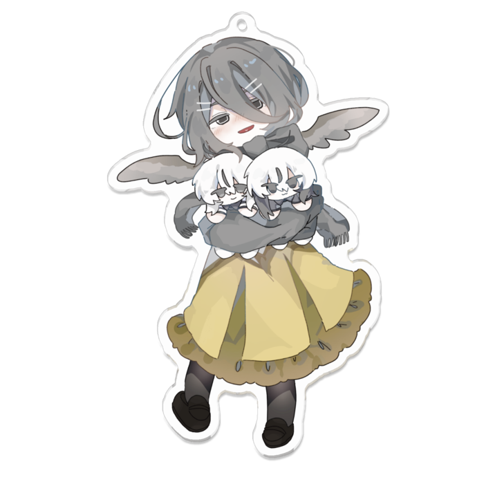 アクリルキーホルダー - 100 x 100 (mm)