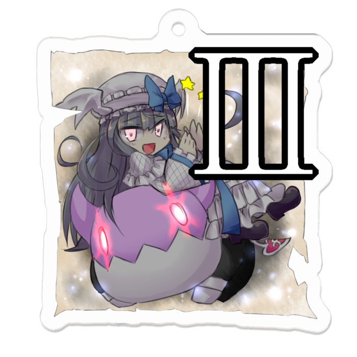 アクリルキーホルダー - 50 x 50 (mm)
