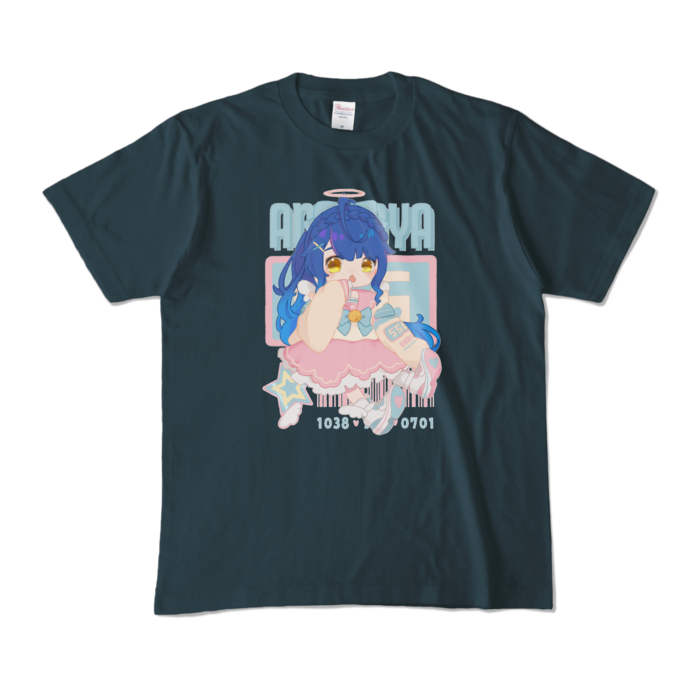 カラーTシャツ - M - デニム