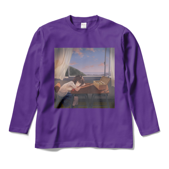 ロングスリーブTシャツ - M - パープル