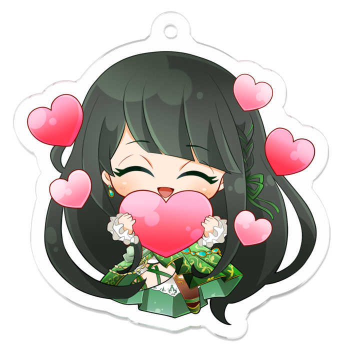 アクリルキーホルダー - 50 x 50 (mm)