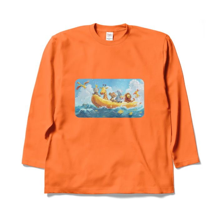 ロングスリーブTシャツ - XL - オレンジ