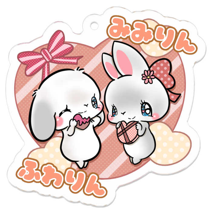 アクリルキーホルダー - 50 x 50 (mm)