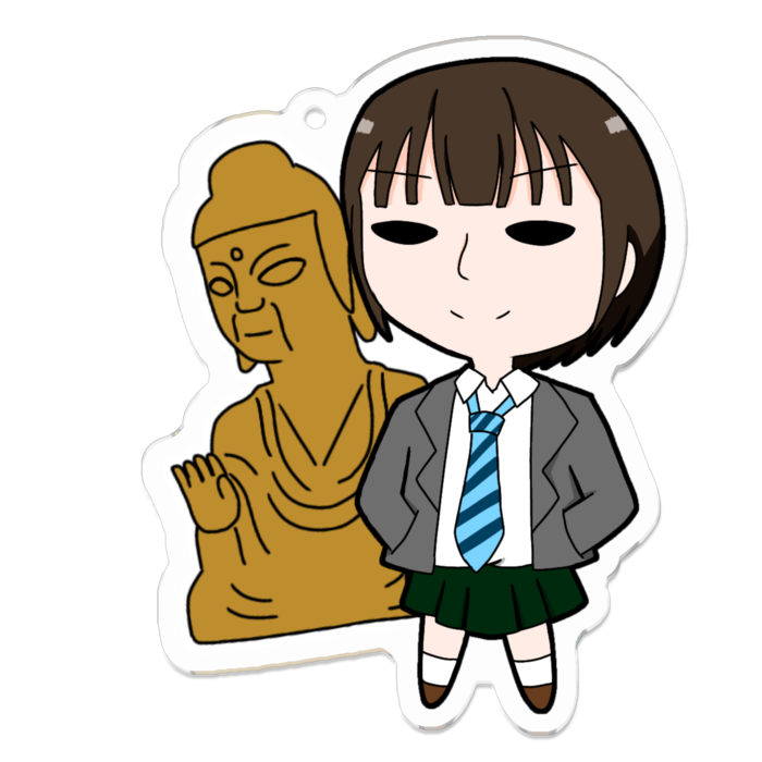 アクリルキーホルダー(コーティング) - 70 x 70 (mm)