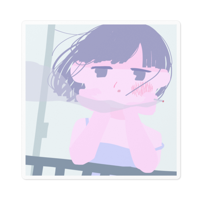 ステッカー - 100 x 100 (mm)