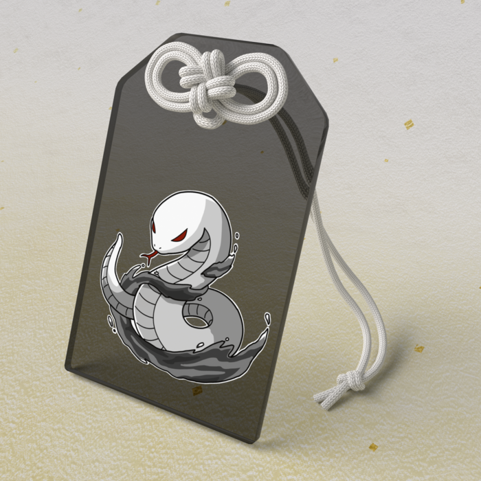 アクリルお守り - 50 × 80mm