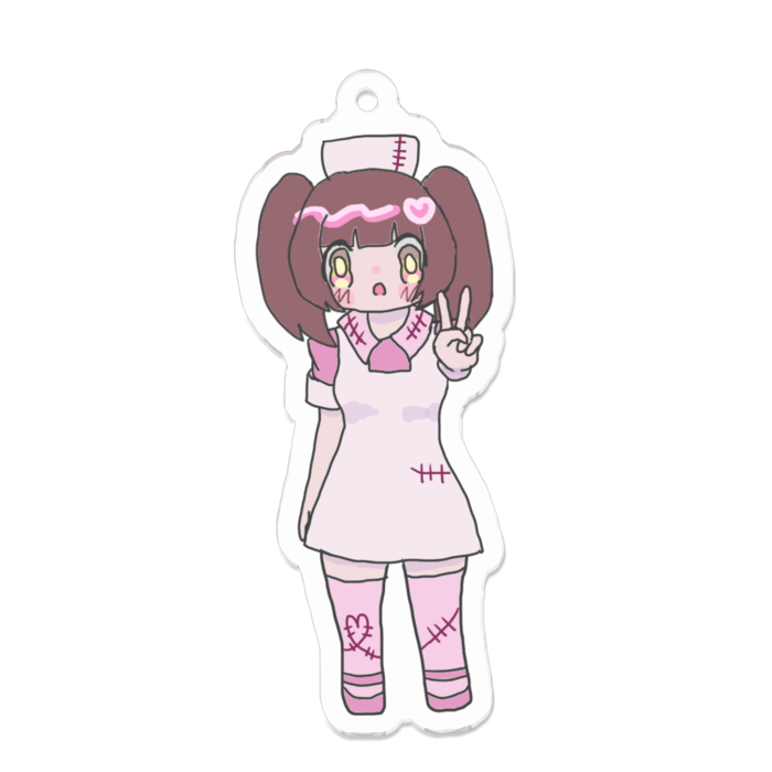 アクリルキーホルダー - 70 x 70 (mm)