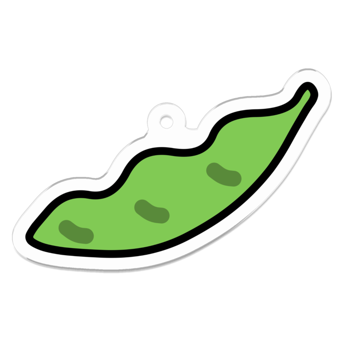 アクリルキーホルダー（コーティング） - 50 x 50 (mm)