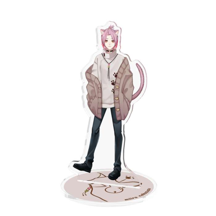 アクリルフィギュア - 100x100mm 帽子無しC