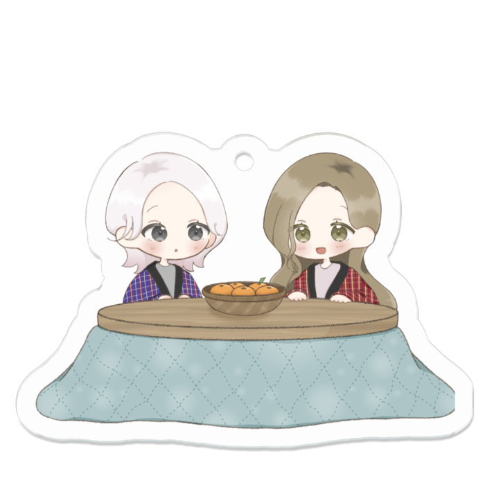 アクリルキーホルダー - 50 x 50 (mm)