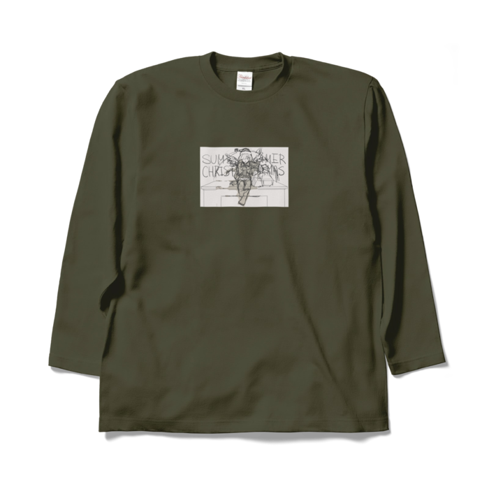 ロングスリーブTシャツ - XL - アーミーグリーン