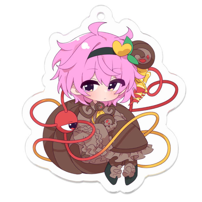 アクリルキーホルダー - 50 x 50 (mm)