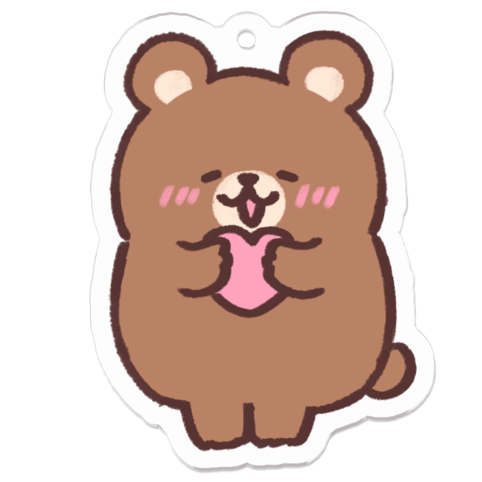 アクリルキーホルダー - 50 x 50 (mm)